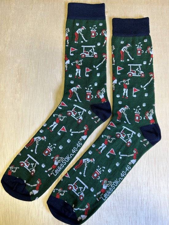 SOKn. Trendy sokken *GOLFEN* maat 40-46 (ook leuk om kado te geven !)