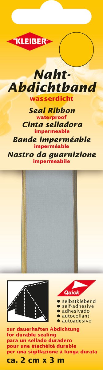 Kleiber - naadafdichtingstape - naadband - zelfklevend - beige.
