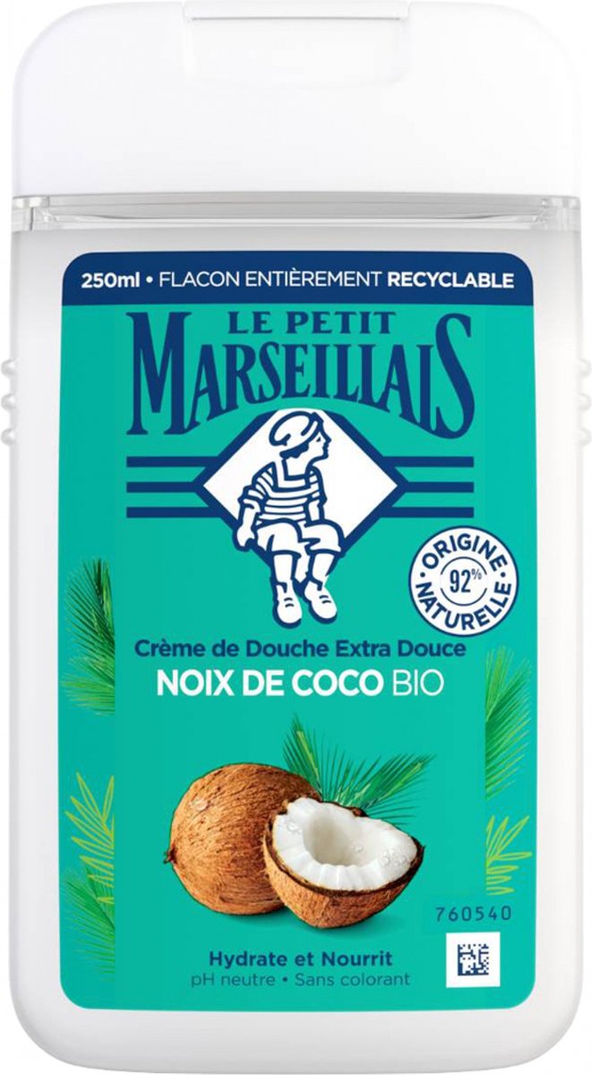 Le Petit Marseillais Kokosnoot Biologische Extra Zachte Douchecrème 250 ml