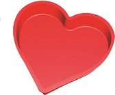 Bol.com Lékué - Bakvorm hart uit silicone - Rood - 22.5x21x4.2cm aanbieding