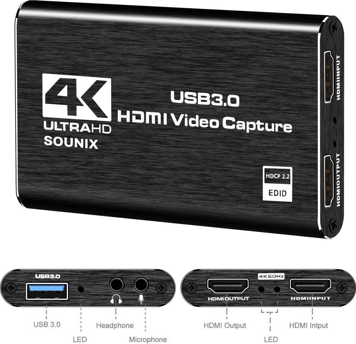 Carte de capture HDMI 4K Cam Link - Carte de capture vidéo HDMI vers