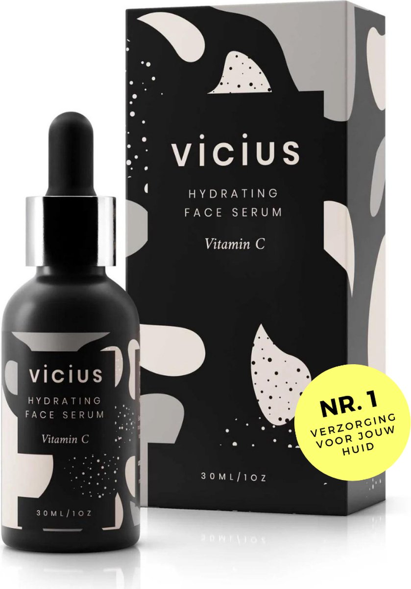 Vicius® - Vitamine C serum - gezichtsverzorging met Hyaluronzuur - Acne - Serum Gezicht - Anti Aging - 30ML