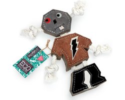 Green & Wilds Robot Rob - Hondenspeelgoed - 100% duurzaam en recyclebaar