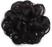 ***Zwarte Curly Haar Wrap Extension - Perfect voor Krullend Haar - van Heble® ***