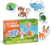 Set d'aimants avec Animaux - 15 Jouets magnétiques - Jouets pour Animaux - Aimants Animaux - Aimants Enfants - Aimants Réfrigérateur