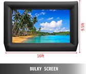 NewWave® - Opblaasbaar Projectiescherm - Voor Beamer & Projector - 5m x 3m - Home Cinema - Bioscoopscherm - Vevor