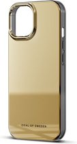 iDeal of Sweden Hoesje Geschikt voor iPhone 15 Hoesje - iDeal of Sweden Mirror Case - goud