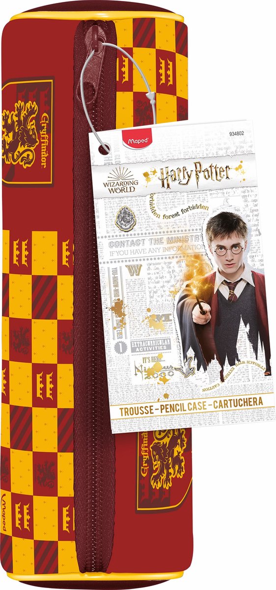 Maped etui Harry Potter Gryffindor rood