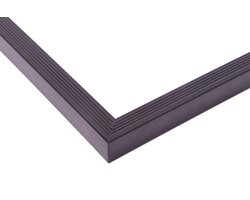 Wovar Daktrim Antraciet Aluminium Buitenhoek 6.0 x 6.4 x 40 cm | Per Stuk