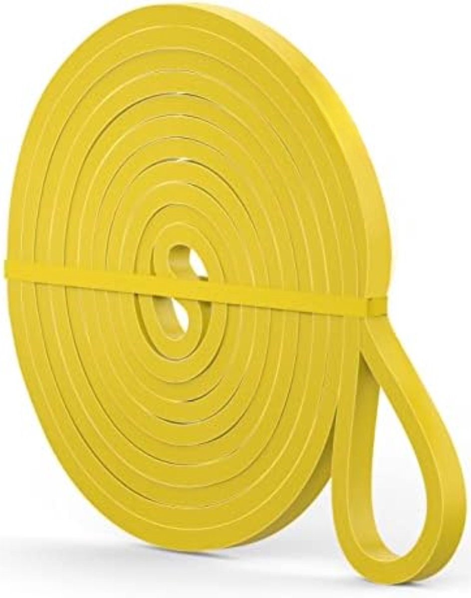 Velox Pull up band - Pull up elastiek - Pull up weerstandsband - #4 Geel
