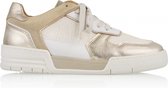 DWRS Label - Dames Sneakers Rugby Raffia - Sand Champagne - Maat 37