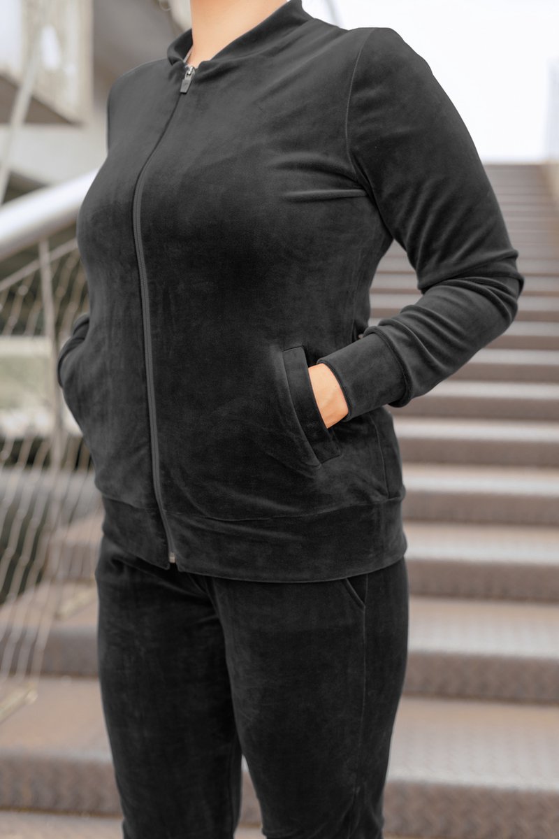 High Quality Women's Tracksuit / House Suit / Jogging Suit | Tracksuit | Fitness / Sports Clothing / Black M