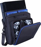 Luxe PS4 Tas - Voor PlayStation 4 met accessoires - Standaard, Slim & Pro versie - Koffer - Opbergtas - Draagtas - Zwart