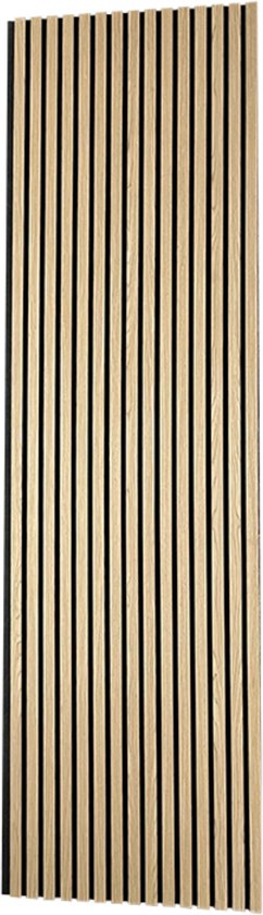 Hamilton Bay - Akoestisch wandpaneel - LIGHT OAK - 270x60cm - fsc gecertificeerd houtfineer