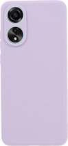 Coverup Colour TPU Back Cover - Geschikt voor OPPO A58 Hoesje - Lavendel