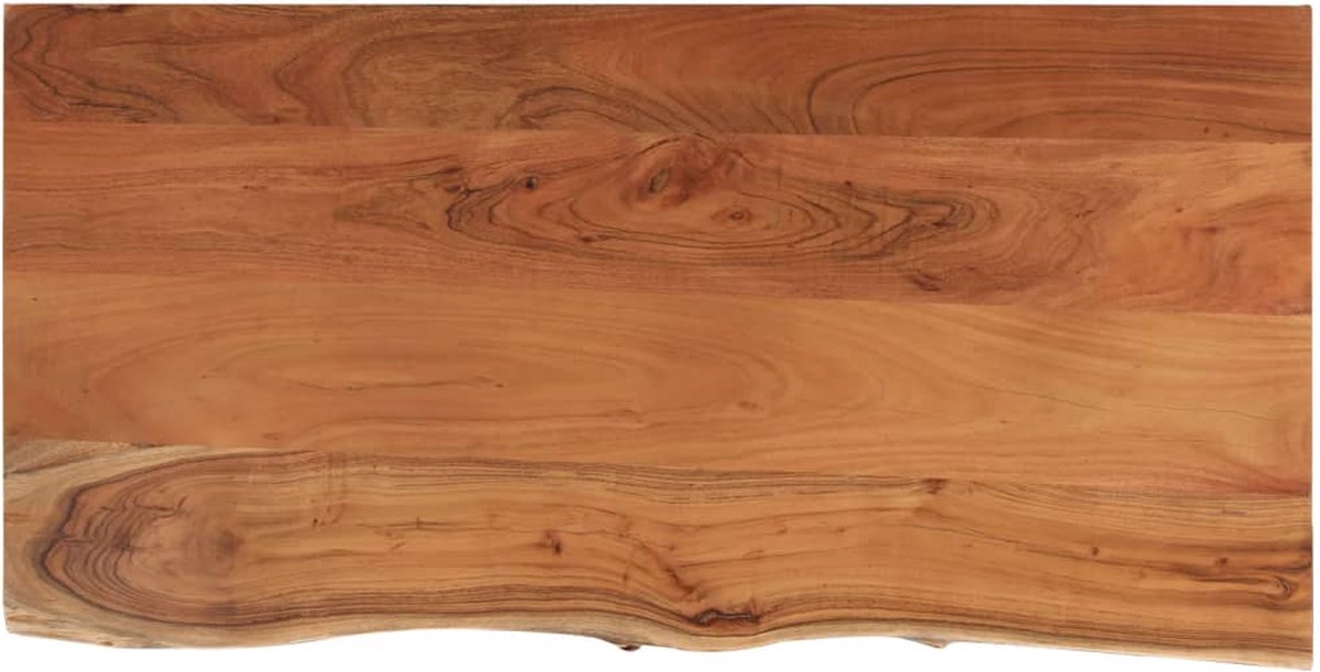 vidaXL - Wastafelblad - rechthoekig - 120x60x2,5 - massief - acaciahout