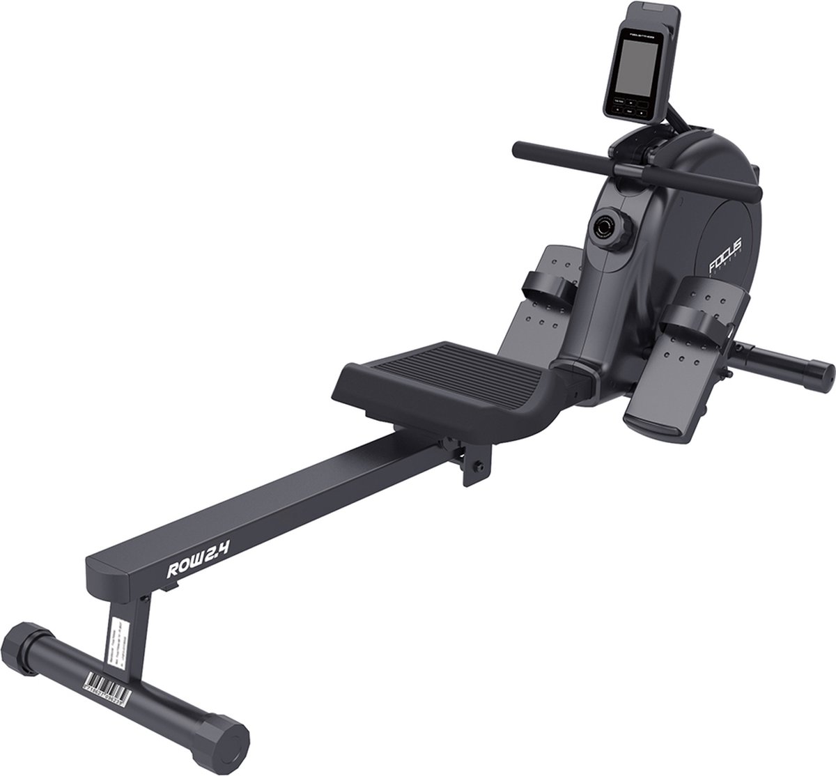 Focus Fitness Row 2.4 Roeitrainer 16 Weerstandsniveaus Zwart - afbeelding 2