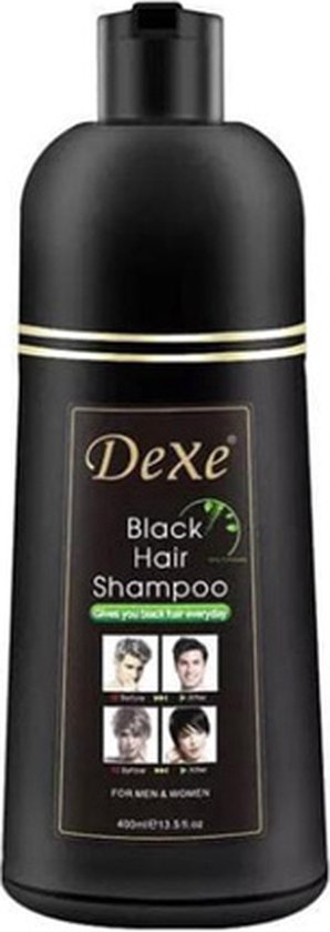 Dexe - Black Hair Shampoo - 400ml - Dexe