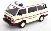 Het 1:18 Diecast-model van de Volkswagen T3 Duitse Rode Kruis uit 1987. De fabrikant van het schaalmodel is KK Models. Dit model is alleen online verkrijgbaar