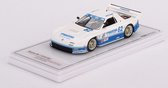 Het 1:43 gegoten model van de Mazda RX-7 GTO #62 van de IMSA Road America van 1991. De fabrikant van het schaalmodel is Truescale Miniatures. Dit model is alleen online verkrijgbaar