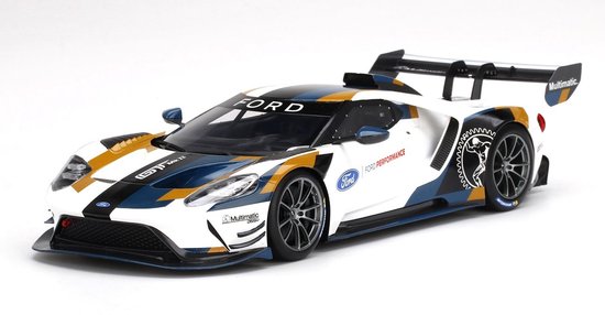 De 1:18 Diecast Modelcar van de Ford GT MKII Goodwood Festival of Speed van 2019. De fabrikant van het schaalmodel is TopSpeed. Dit model is alleen online beschikbaar