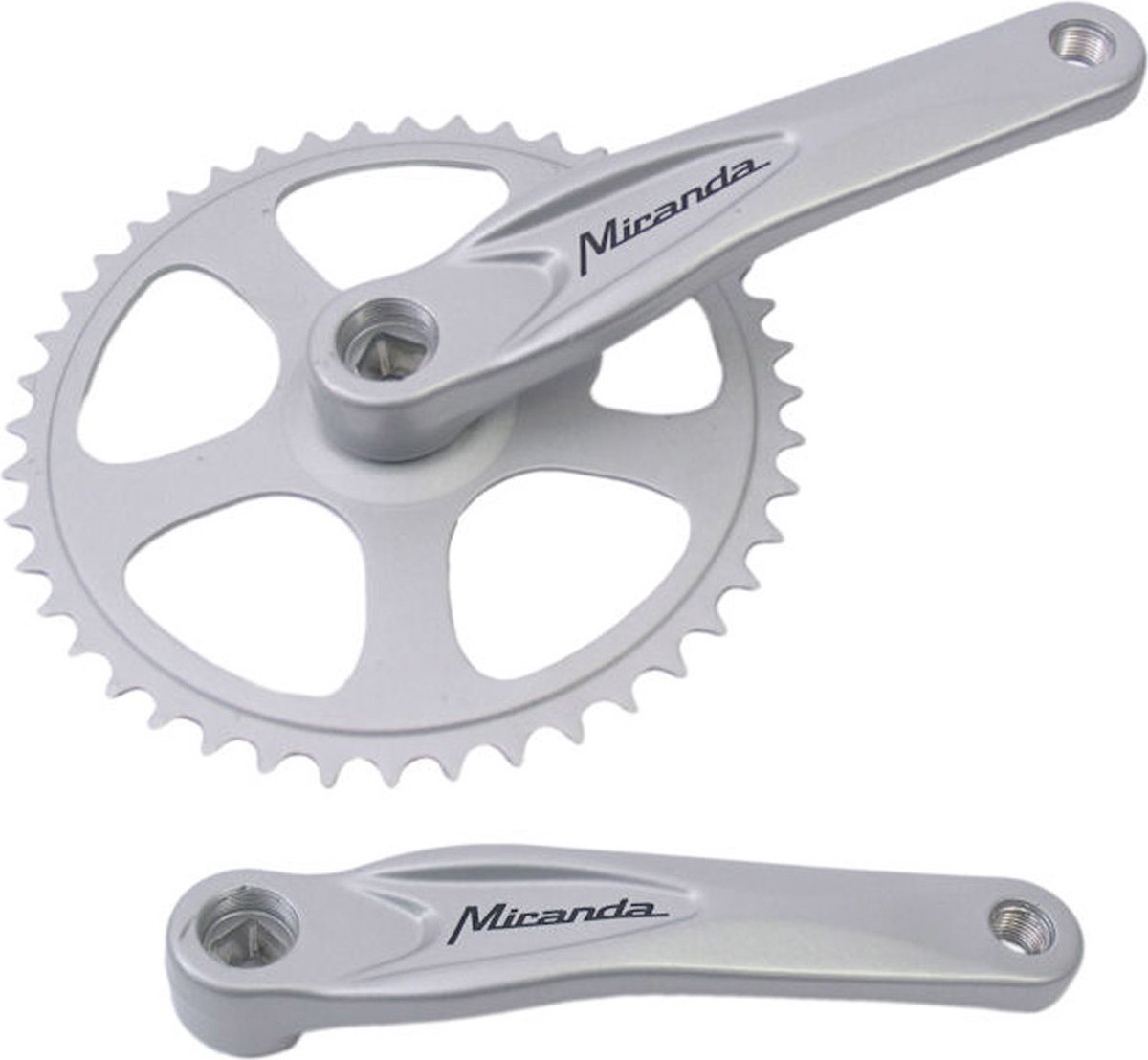 Crankstel Miranda aluminium 44T - 3/32-ketting