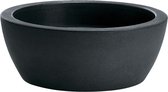 Bloemschaal Plantschaal Rond Thetis 50x17cm ANTRACIET Nicoli
