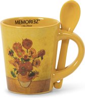 Memoriez Espresso Mok Van Gogh Zonnebloem set van 2