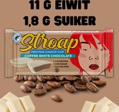 Stroap Display 20 stuks Coffee White Chocolate Eiwit Choco Cup (High Protein Low Carb / Hoog Eiwit Laag Suiker)