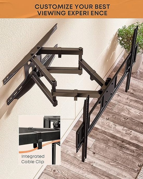 Tv Muurbeugel Ultra Slim M - 18mm van de muur - t/m 45kg Tv Muurbeugel Ultra Slim M - 18mm van de muur - t/m 45kg