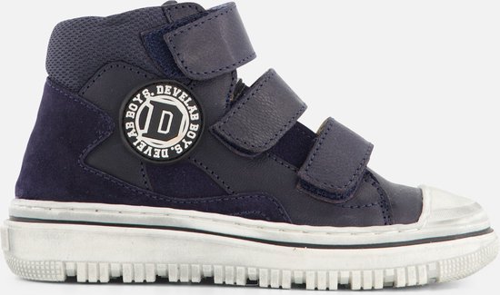 Baskets pour femmes Velcro Mid Cut Develab Cuir bleu - Taille 32