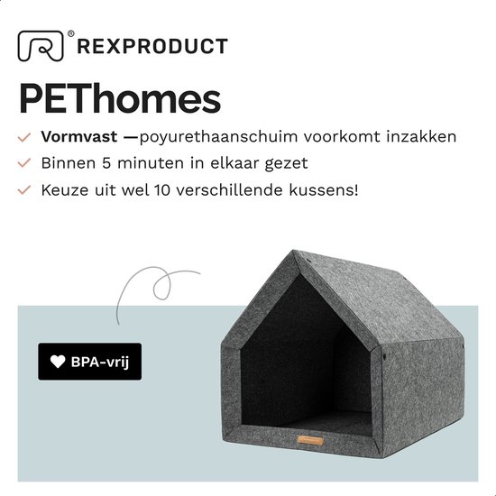 Groot hondenbed, 2-in-1, warm hondenhuis, bed voor binnen kat, grot Groot hondenbed, 2-in-1, warm hondenhuis, bed voor binnen kat, grot