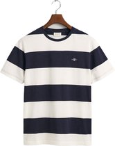 Gant Bar Stripe T-shirt Met Korte Mouwen Veelkleurig S Man