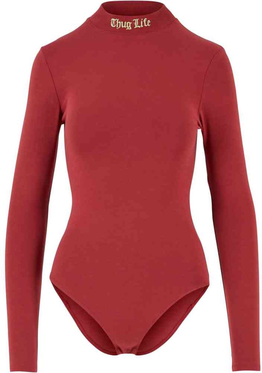 Thug Life - Statement Bodysuit - L - Rood