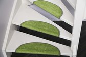 Trapmatten Twist- 15 stuks-56x16x4 cm-Groen