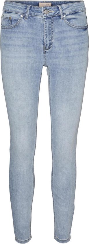 Vero Moda Jeans Vmflash Mr Skinny Jeans Li3102 Ga N 10300174 Light Blue Denim Dames Maat - W32 X L30