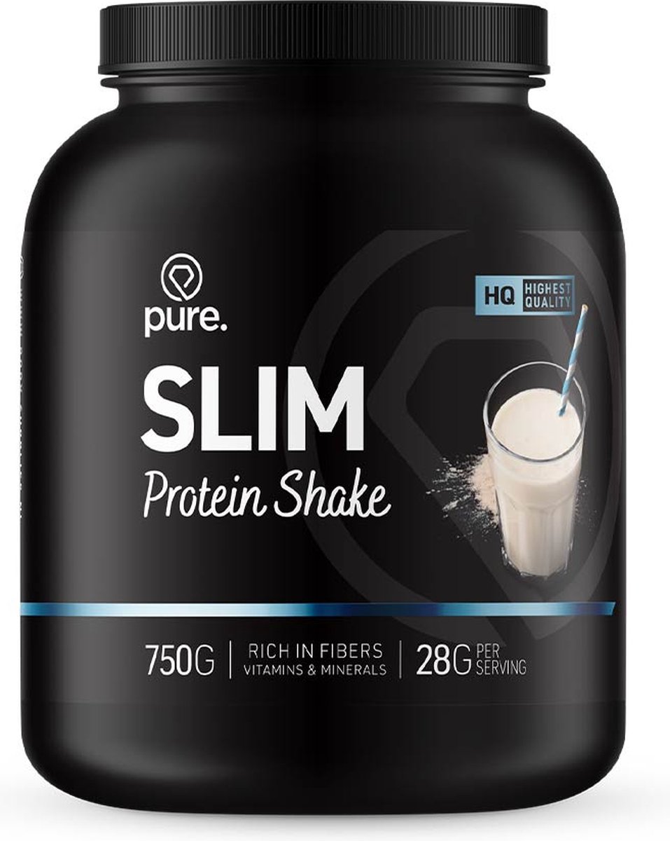 PURE Slim Protein Shake - 750gr - Chocolade - Afslank Shake - Dieet / Maaltijd Shake