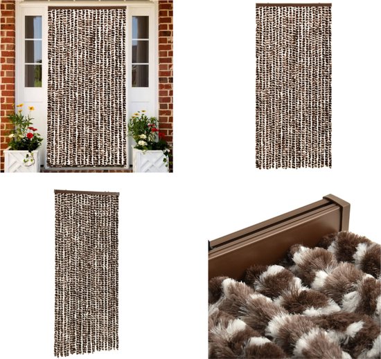 MESTIC Chenille Deurgordijn 230x100cm