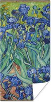 Poster Irissen - Vincent van Gogh - 20x40 cm