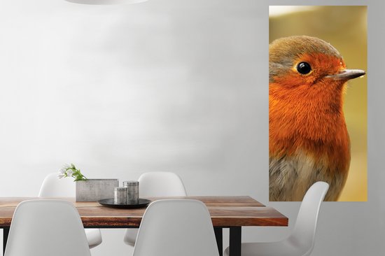 Affiche Vogel - Rouge-gorge - Portrait - 60x120 cm