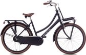 Vélo de transport Nogan Cargo - Vélo pour filles - 26 pouces - Zwart mat