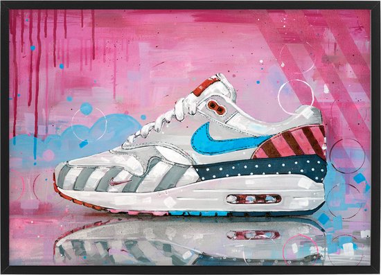 Sneaker print Piet Parra 43x30,6 cm (A3) *ingelijst & gesigneerd