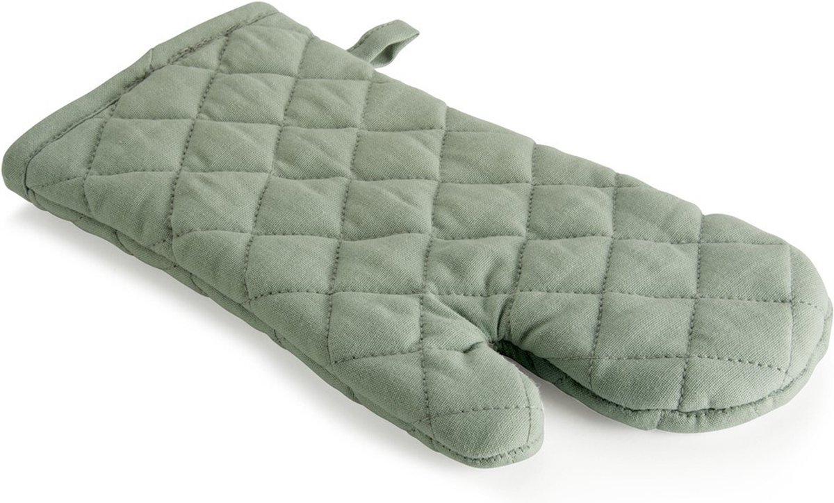 Byrklund Ovenwant Don't Burn - 16x32 - 100% Katoen - Jade