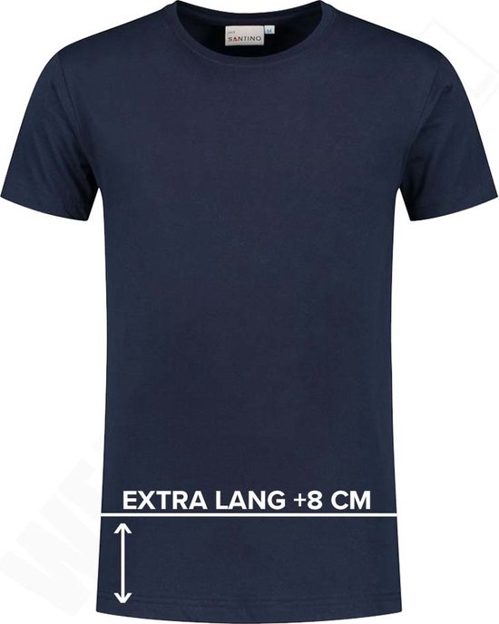 Santino T-shirt extra lang Jace plus