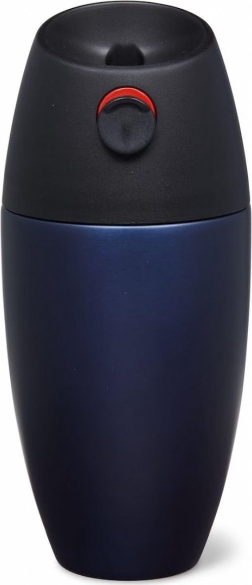 Premium RVS Koffiebeker Met Vacuumisolatie - To Go - Thermosbeker Reisbeker Push & Drink - 300ml - Blauw