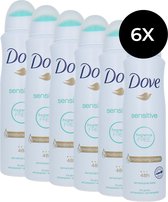 6x Dove Deospray – Sensitive 150 ml