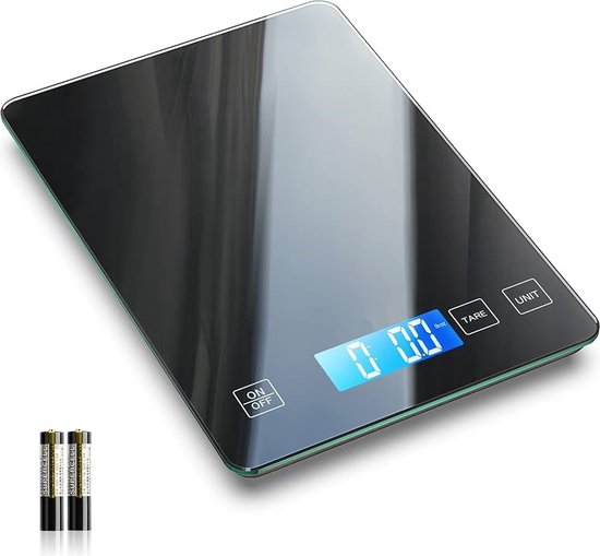 Bol.com Imtex® Keukenweegschaal - Digitale Precisie Keukenweegschaal – Weegschaal Keuken - 1gr tot 15kg aanbieding