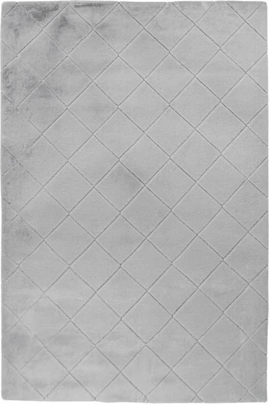 Impulse | Hoogpolig Vloerkleed | Silver | Hoogwaardige Kwaliteit | 160x230 cm