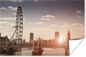 Poster Londen eye - Engeland - Big Ben - 30x20 cm