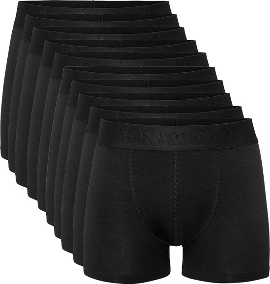 Resteröds Lot de 10 shorts / pantalons rétro pour hommes en Cotton biologique